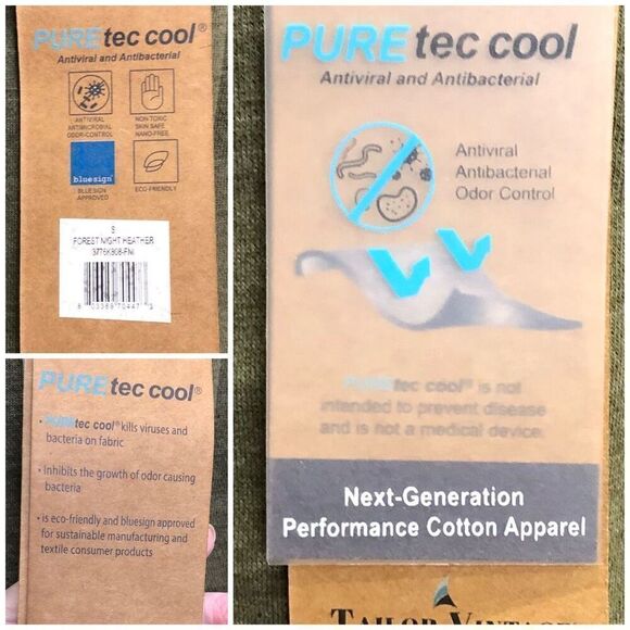 TAILOR VINTAGE 🎉HP🎉 NWT - M Sz S/Sherpa Fleece Shirt Jacket/Forest Night Heather - Picture 16 of 16